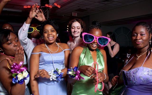 Prom party at Montefiore